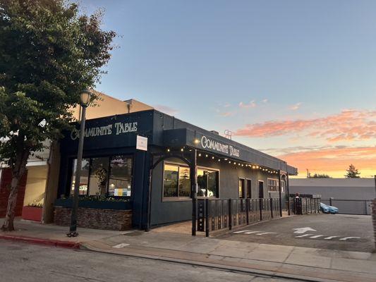 Exterior of Community Table ~ sfdaily