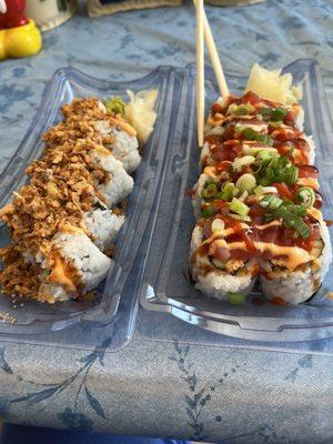 Crunchy Crispy Tuna Roll Spicy Poke Tuna Roll