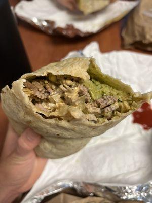 Carne asada burrito