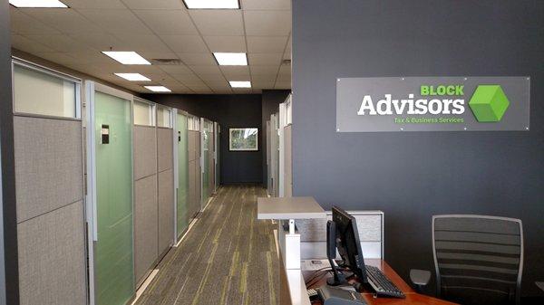 Interior of office where amazing professional tax advisors are here to assist you in all things tax!!