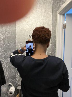 Uneven fade and line up