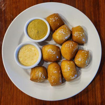 Freshly made Pretzel bites