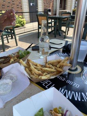 garlic parmesan fries