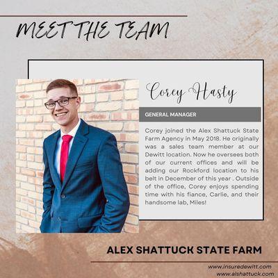 Meet our team member, Corey!