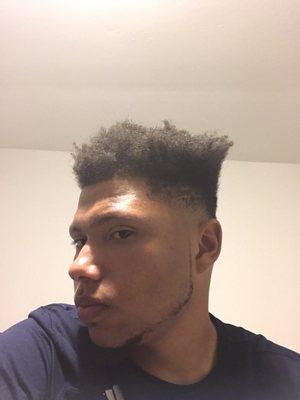 What the fuck he cut my hair as.