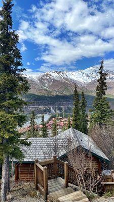 View from the lodge overlooking downtown.