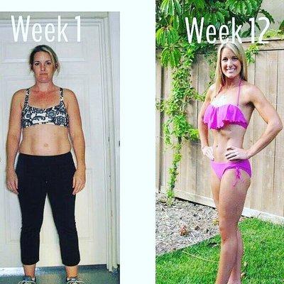 She lost HALF her body fat!