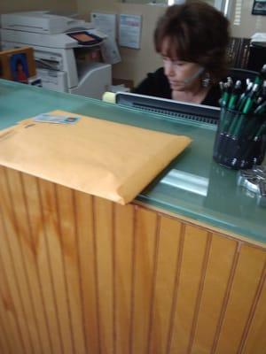 Front desk