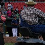 Barnyard Ben during Tractor Toss