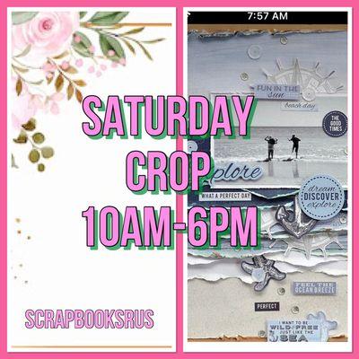 Scrapbooksrus Last Saturday Crop