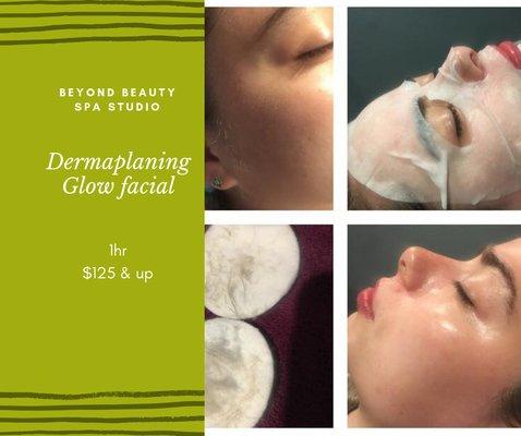 Get rid of that dead skin and peach fuzz with this amazing facial. Results are instant!