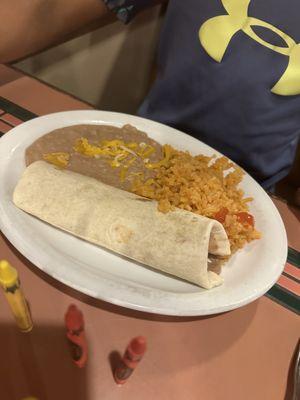 Kids burrito