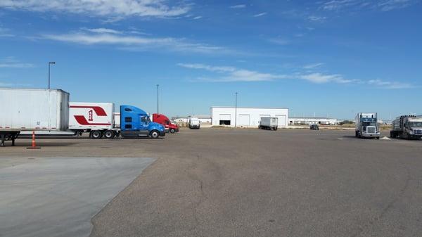 Truck repair shop being built.