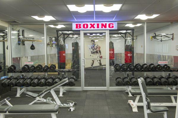 Newly renovated boxing room