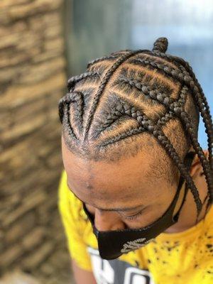 Men braids by Tanisha