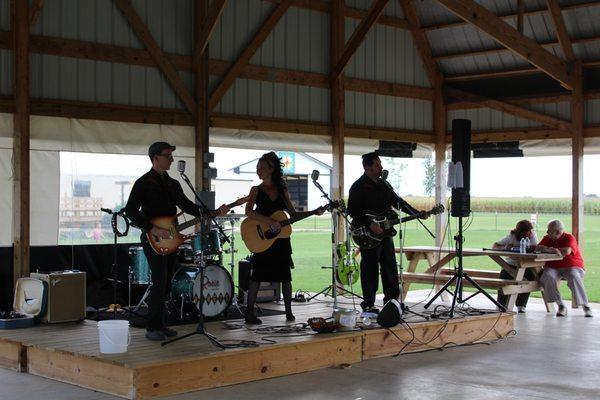 Live music in the Pavilion.