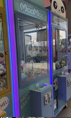 Some of the cute claw machines!