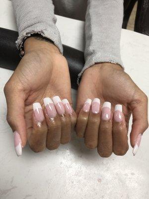 Dip French Nails