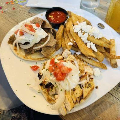 Gyro Platter with chicken instead of beef