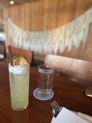 Mezcal pineapple cocktail perfection