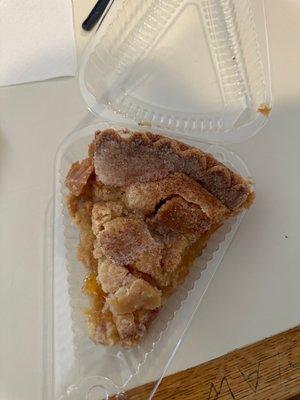 Peach pie! So unbelievably amazing!