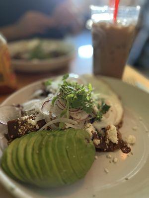 Mole chilaquiles