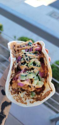 New Korean chicken taco