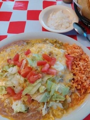 Chicken enchiladas- Wednesday special