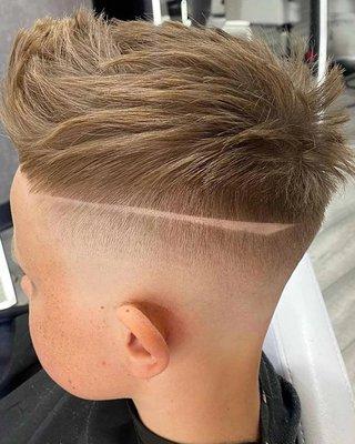 Medium bald fade