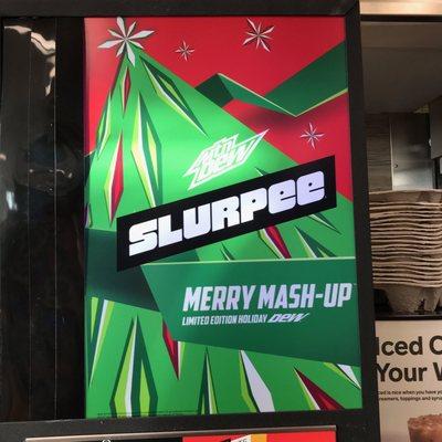 mountain dew merry mash-up : flavor is cranberry