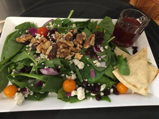 Downtown (Cranberry Spinach Salad)