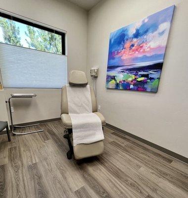 Wide open relaxing private patient rooms