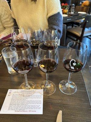 Love the wine flights!