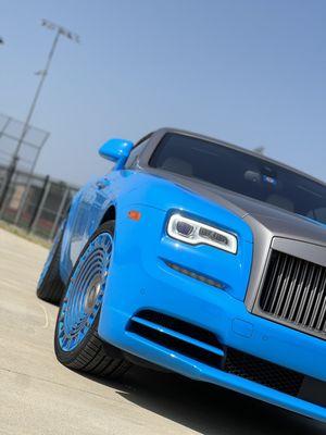 Rolls Royce Forgiatos Staggered set up color matched!