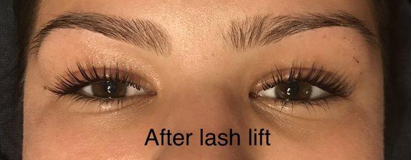 After a lash lift for E. These are all her natural lashes. Lasts about 2 months. 4079177514 call or text to book an appointment today!