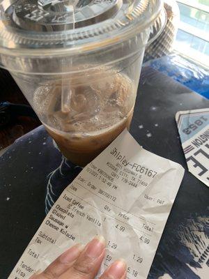 $5 Medium Iced Coffee