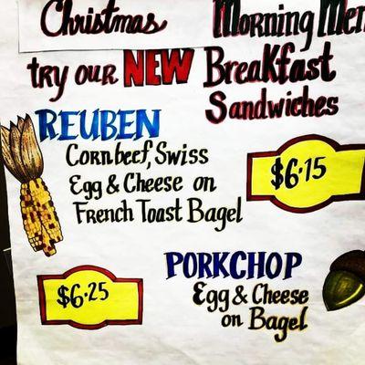 We will be open Christmas morning from 7 am till 11 am to serve you!