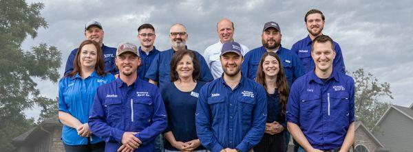 Branson/Springfield Roof Co Team Photo