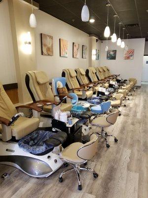 New pedicure chairs