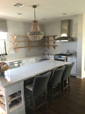 kitchen remodel ,back splash tile, appliance installation