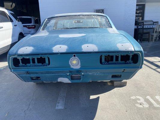 1967 Chevy Camaro sanded primer and ready to paint