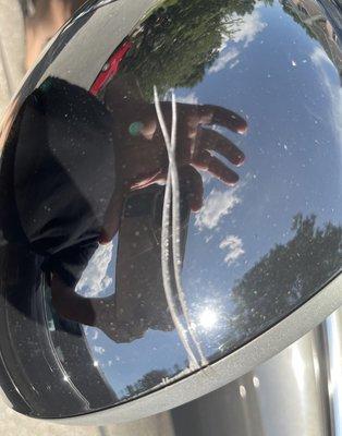 Scratches on my drivers side mirror