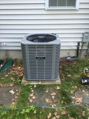 New air conditioning system installation