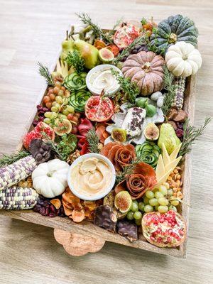 Fall vegan charcuterie board