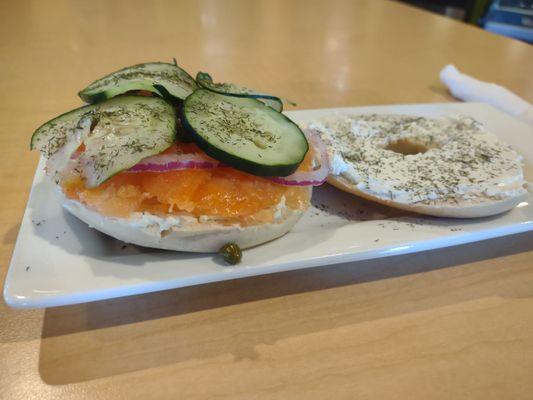 Lox and Bagel Sandwich