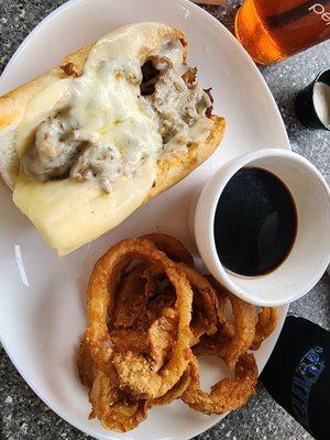 The French dip is a must try