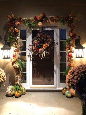 Fall decor by Laura!