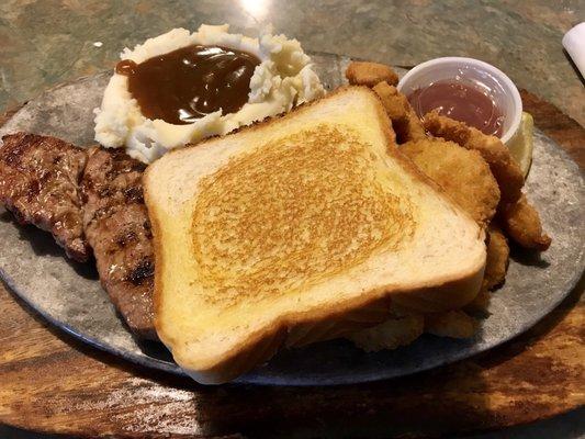 Steak and shrimp