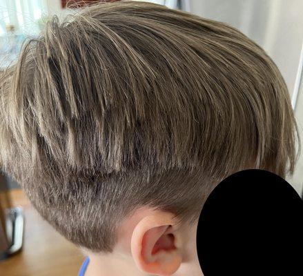 Kids haircut botched