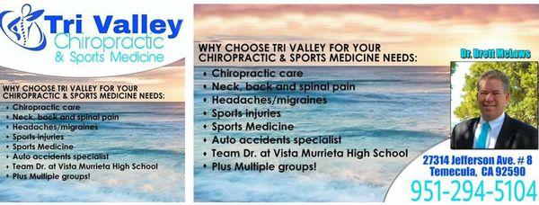 TriValley Chiropractic 951-294-5104